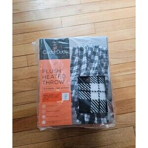 NEW Cuddl Duds Plush Heated Throw